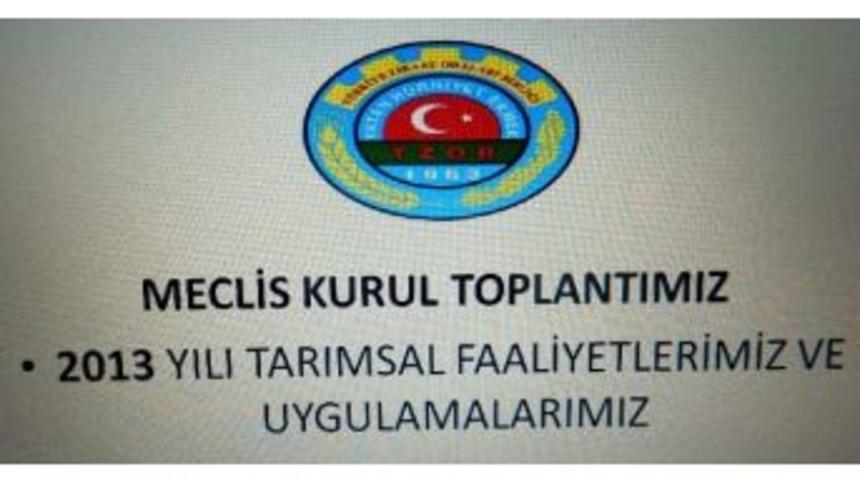 Eskişehir Tepebaşı Ziraat Odası Son Meclis Toplantısı