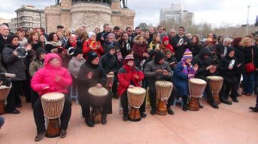 Engellilerden Taksim'de Konser
