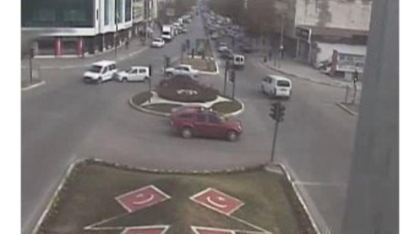 Erzincan'da Trafik Kazaları Mobese'de