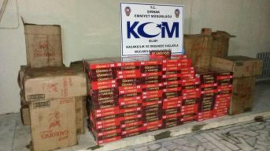 Şırnak&rsquo;ta 21 Bin Paket Ka&ccedil;ak Sigara Ele Ge&ccedil;irildi