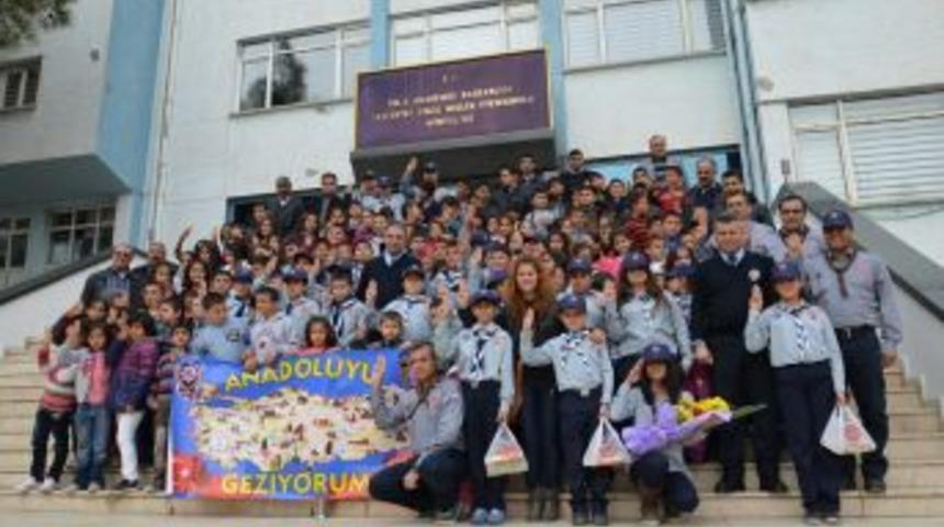 '155 İzci Doğaya Y&uuml;r&uuml;yor Ve Anadolu'yu Geziyor' Kapsamında &Uuml;lkeyi Geziyorlar