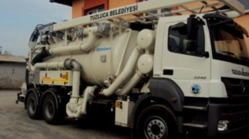 Tuzluca Belediyesi Yeni Kanal Temizleme Aracı