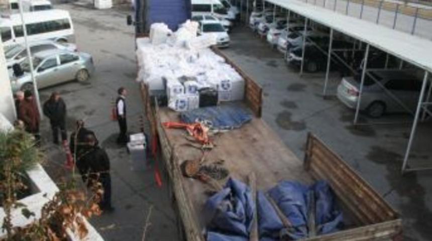 Erzincan&rsquo;da 70 Bin Paket Ka&ccedil;ak Sigara Ele Ge&ccedil;irildi