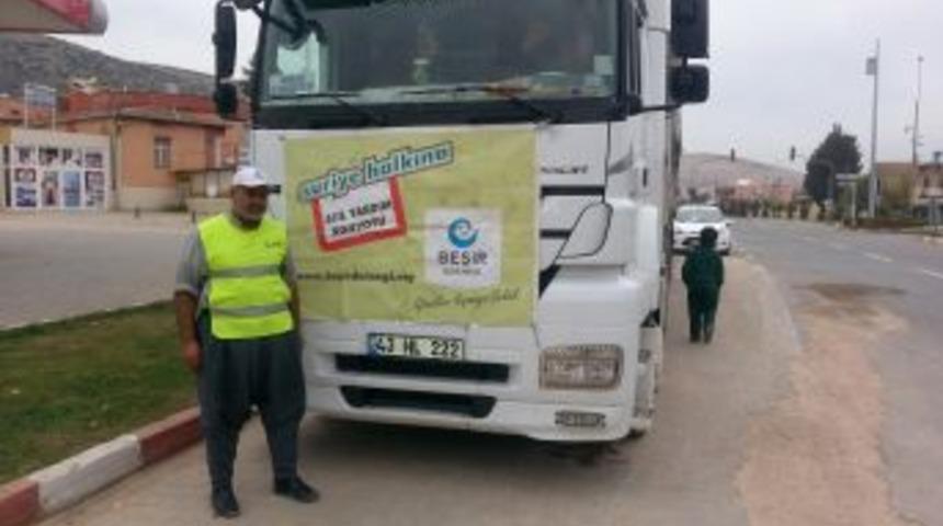 Suriye'ye 25 Ton Un G&ouml;nderildi