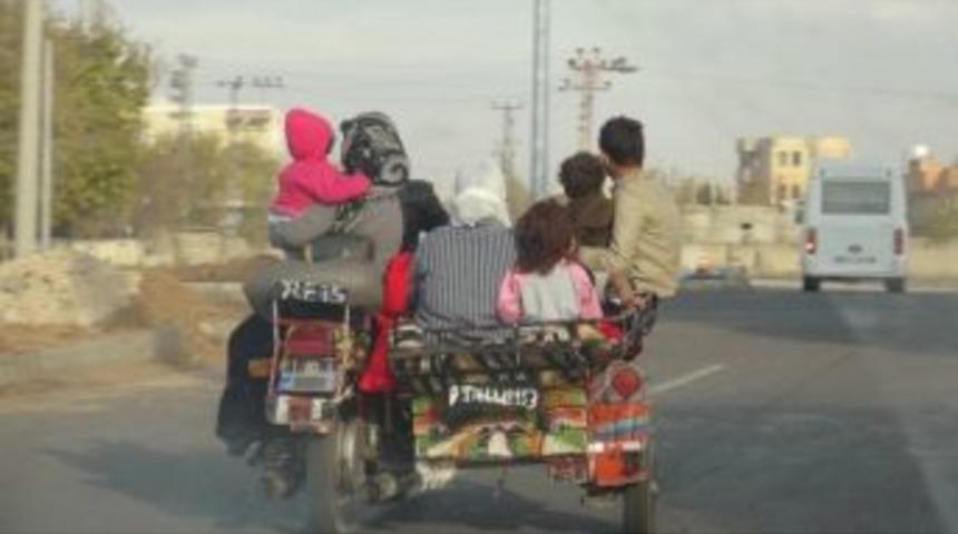 (&ouml;zel Haber) Motosiklette 10 Kişi