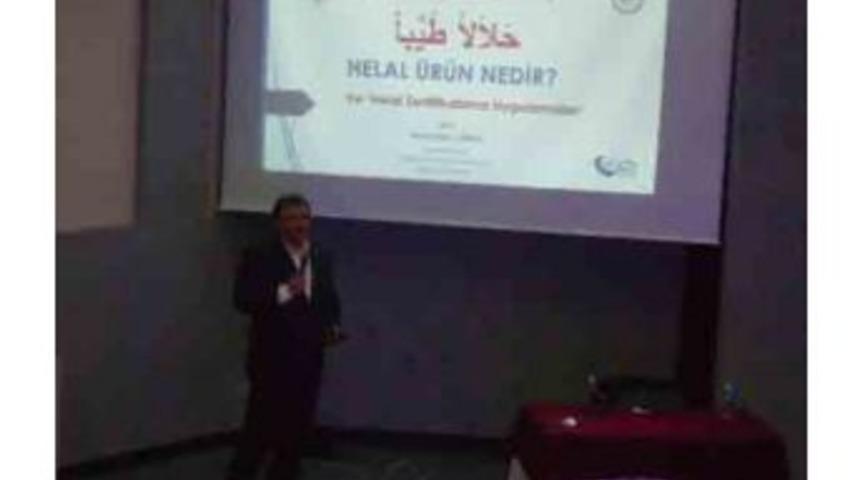 Turgutlu'da 'Hel&acirc;l Ve Sağlıklı Gıda' Semineri D&uuml;zenledi