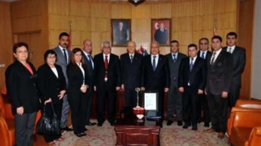 Tarsus Heyetinden Bah&ccedil;eli'ye Ziyaret
