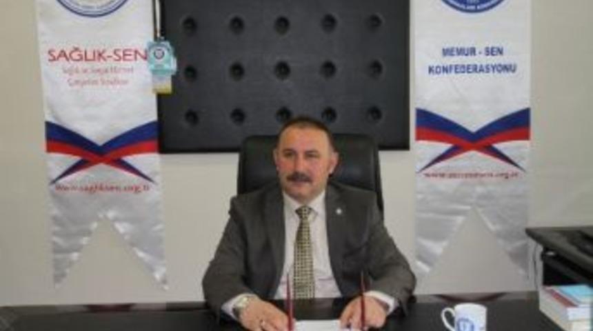 Sağlık-sen Kastamonu Şube M&uuml;d&uuml;r&uuml; Mehmet &Ouml;z: