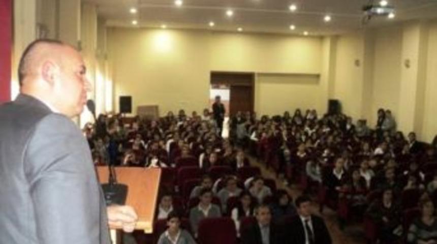 &Ouml;ğrencilere Afet Bilinci Eğitimi Verildi