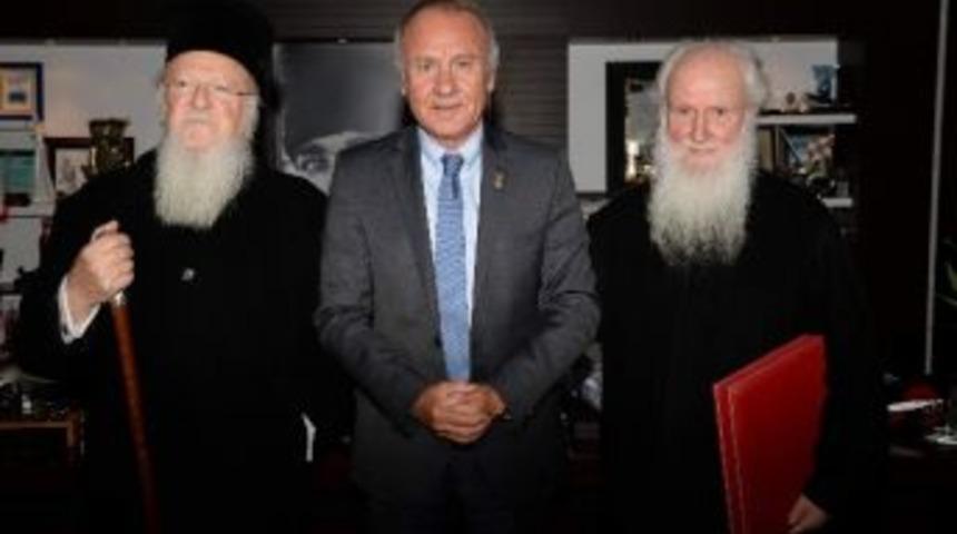 Patrik I. Bartholomeos Başkan Evcilmen&rsquo;i Ziyaret Etti