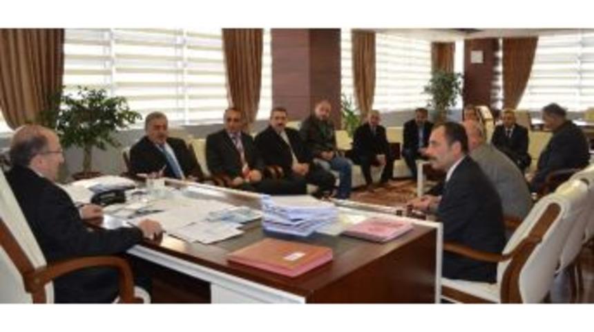 Trabzon Şof&ouml;rler Ve Otomobilciler Odası Başkan Adayı İsmail Kitap&ccedil;ı'dan Başkan G&uuml;mr&uuml;k&ccedil;&uuml;oğlu&rsquo;na Ziyaret
