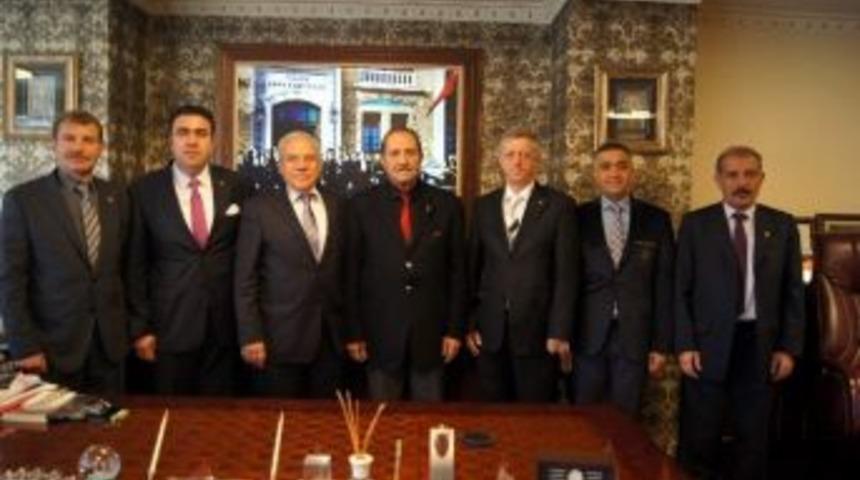 Tesk Başkanı Sara&ccedil;oğlu&rsquo;ndan, Sesob&rsquo;a Ziyaret