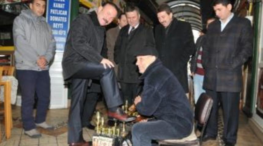 Başkan Doğan, Kapan&ouml;n&uuml; Esnafı İle Buluştu