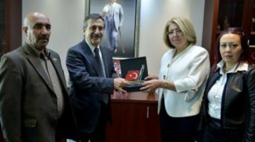 Şehit Ailelerinden Başkan Ata&ccedil;&rsquo;a Ziyaret