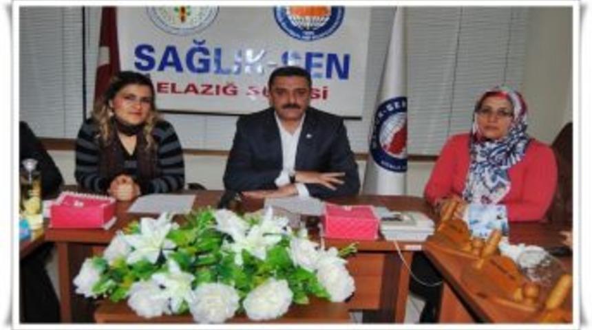Sağlık-Sen Elazığ Şubesi kadın kollarını kurdu