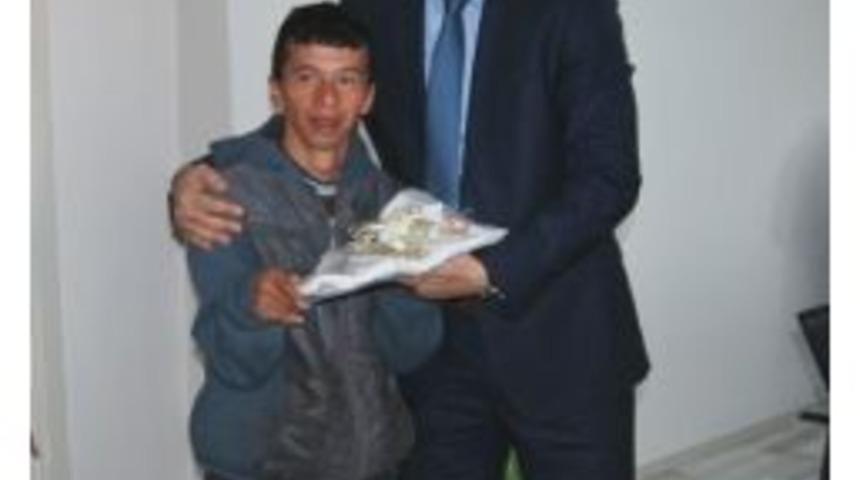 Engelli &Ouml;ğrenciler Kaymakam Ortakcı&rsquo;yı Ziyaret Etti