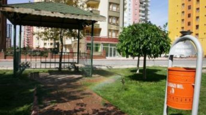 Melikgazi Parklarında Kent Mobilyaları