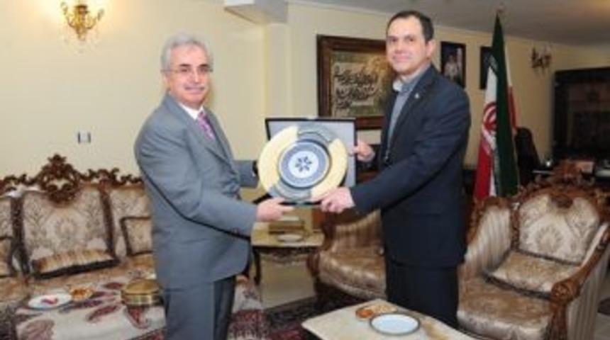 Et&uuml;&rsquo;den İran Erzurum Başkonsolosluğuna Ziyaret