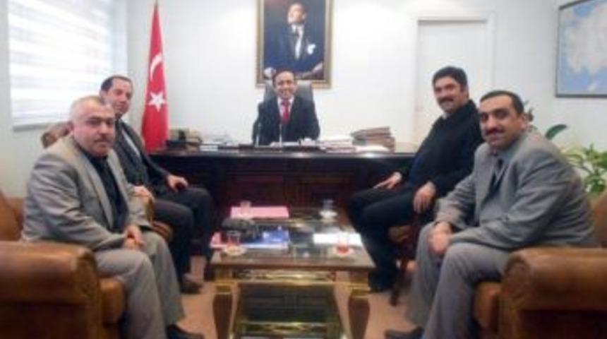 Eğitim-bir Sen'den &Ccedil;ınar İl&ccedil;e Kaymakamlığı&rsquo;na Ziyaret