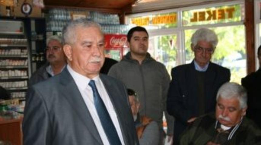 Marmaris Şof&ouml;rler Odası'nda Mustafa Zeybek Adaylığını A&ccedil;ıkladı