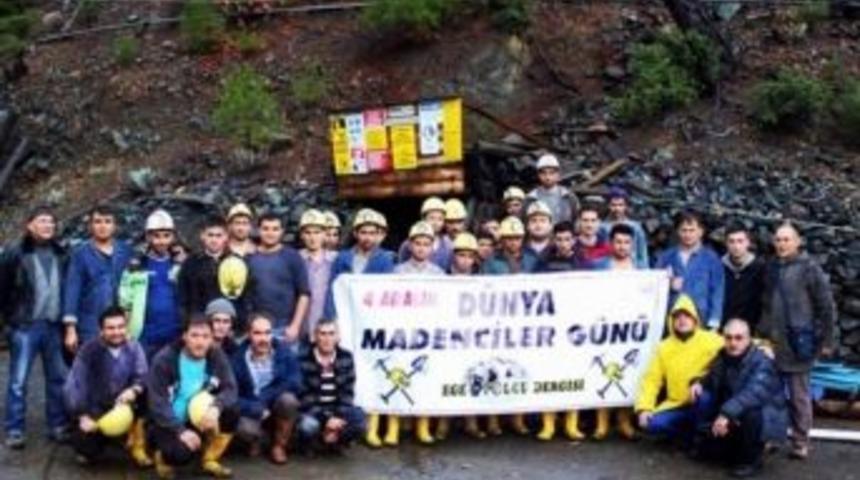 Maden Ocağında &lsquo;d&uuml;nya Madenciler G&uuml;n&uuml;&rsquo; Kutlaması