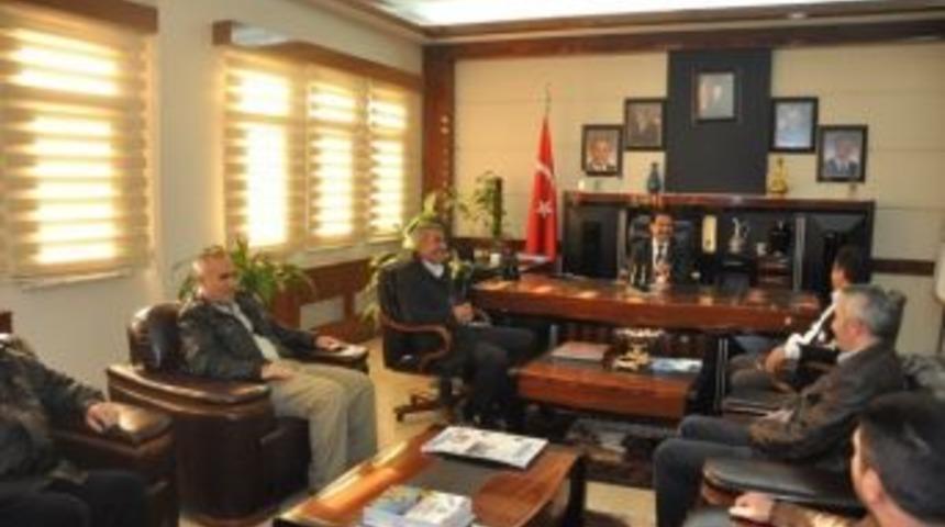 G&uuml;m&uuml;şhanelilerden Başkan Yaman&rsquo;a Ziyaret