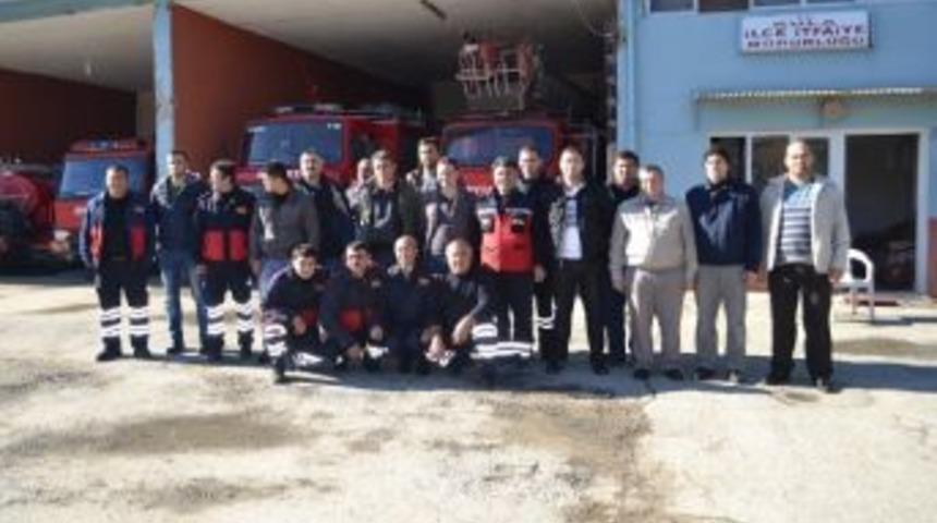 Salihlili İtfaiyeciler, Kulalı Meslektaşlarını Ziyaret Etti