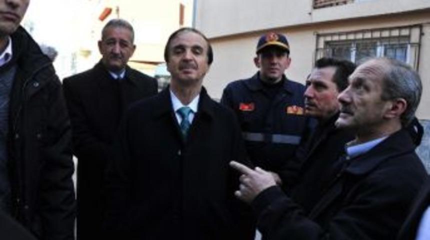 Başkan Keskin Yangın Yerinde