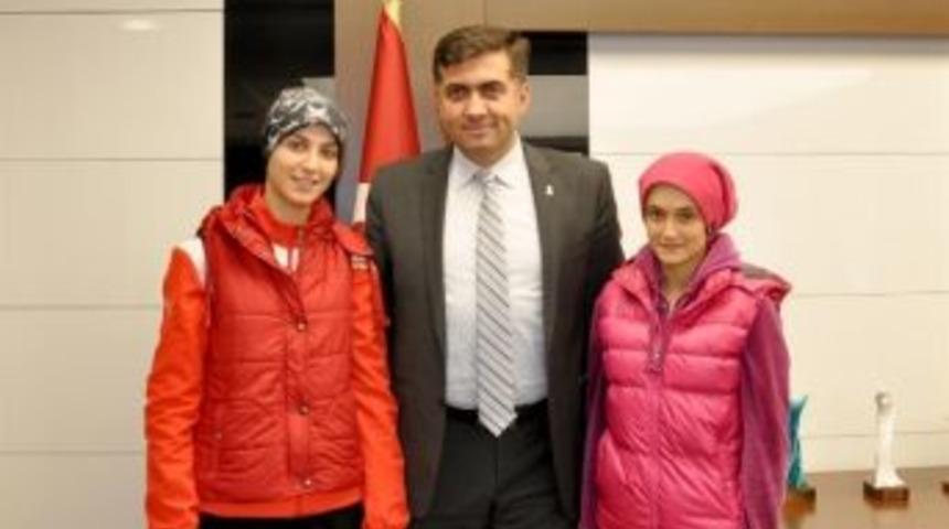 Milli Sporculardan Kalaycı'ya Ziyaret