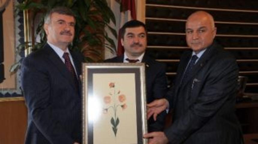 Tacikistan B&uuml;y&uuml;kel&ccedil;isinden Başkan Aky&uuml;rek&rsquo;e Ziyaret