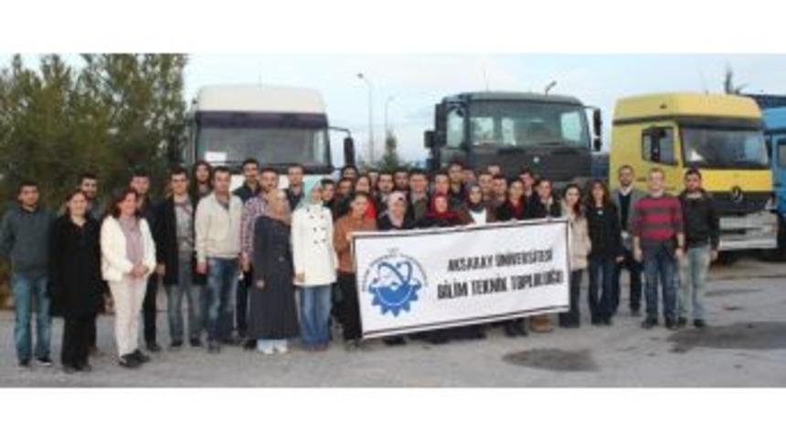 AS&Uuml; Bilim Teknik Topluluğu, Mercedes-Benz Aksaray Kamyon Fabrikası Ziyaret Etti.