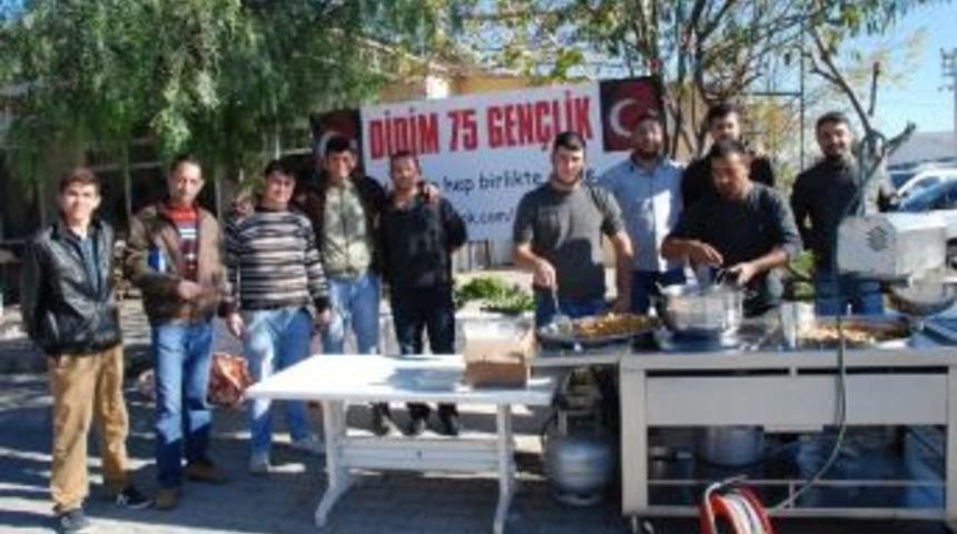 Didim 75 Gen&ccedil;lik Oluşumu Lokma Hayrı Yaptı