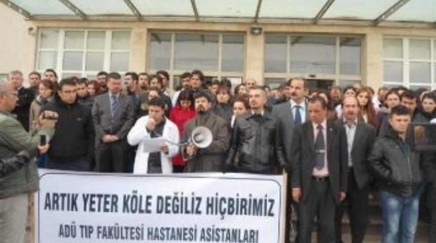 Aydın&rsquo;da Asistan Hekimler Eylemlerini 5. G&uuml;nde Sonlandırdı