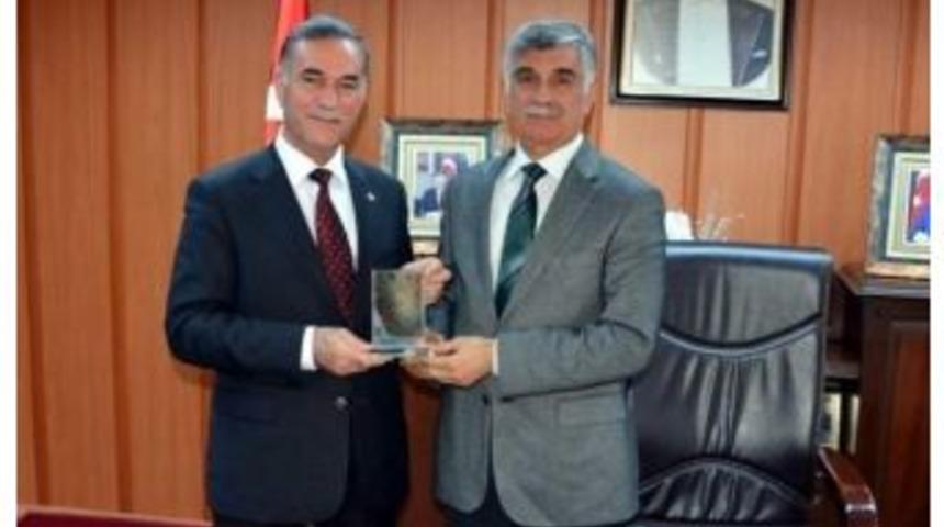 G&uuml;ney&rsquo;den Başkan B&uuml;y&uuml;kaslan&rsquo;a Ziyaret