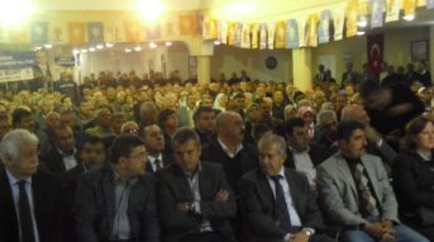 Bakan Ergin, Se&ccedil;im &Ccedil;alışmalarına Erzin Il&ccedil;esinden Başladı