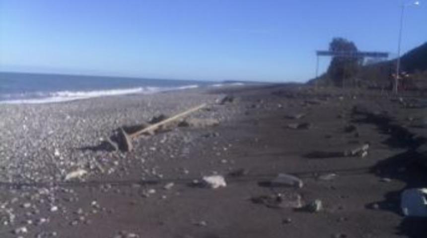 Abana Sahilinde Şiddetli Fırtına