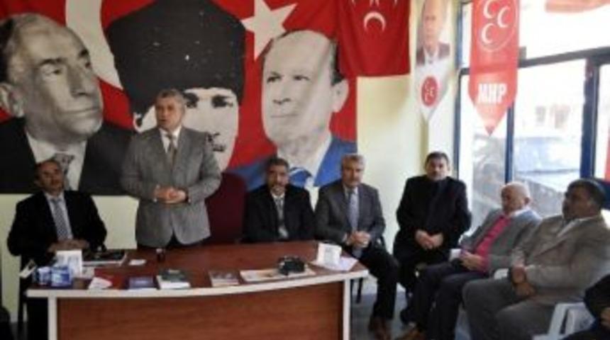 Mhp B&uuml;y&uuml;kşehir Adayı &Ouml;zsoy, İl&ccedil;e Ziyaretlerine Fel&acirc;hiye İle Devam Etti