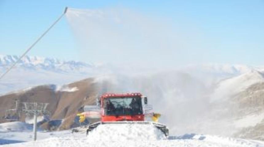 Konaklı Kayak Merkezi Kayağa Hazır