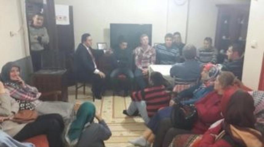 Mhp Ak&ccedil;akoca Belediye Başkan Adayı Yanmaz Ev Ev Geziyor