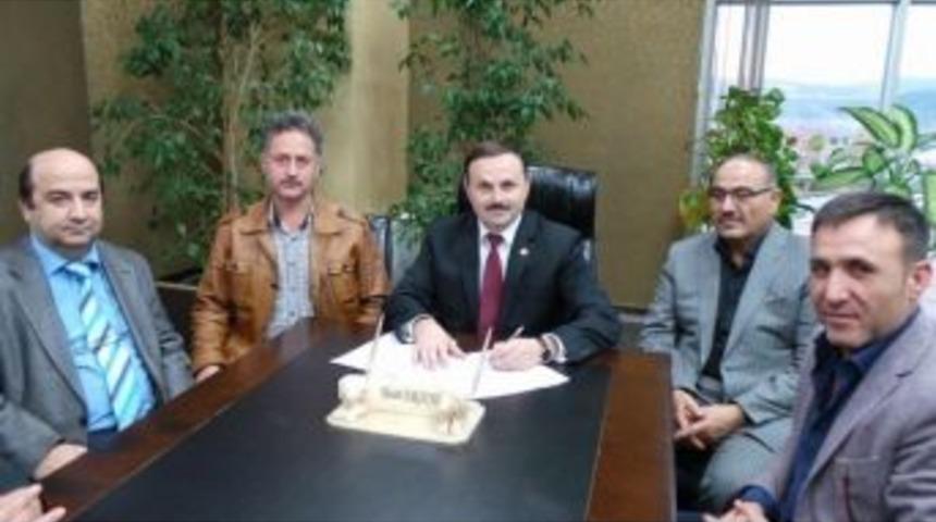 Soma Otob&uuml;s Terminali S&ouml;zleşmesi İmzalandı