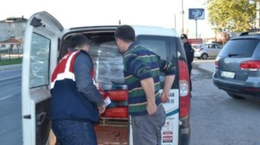 Jandarma Ka&ccedil;ak&ccedil;ılığa Karşı Uygulama Yaptı