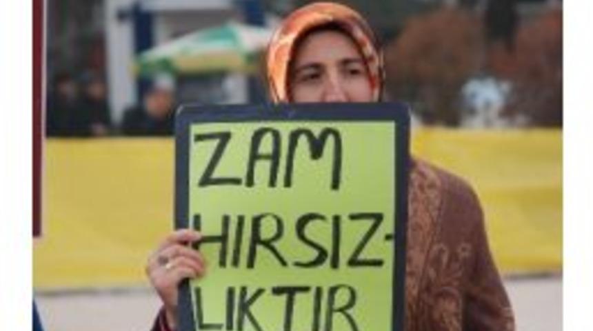 Tokat'ta Akaryakıt Zammı Protestosu