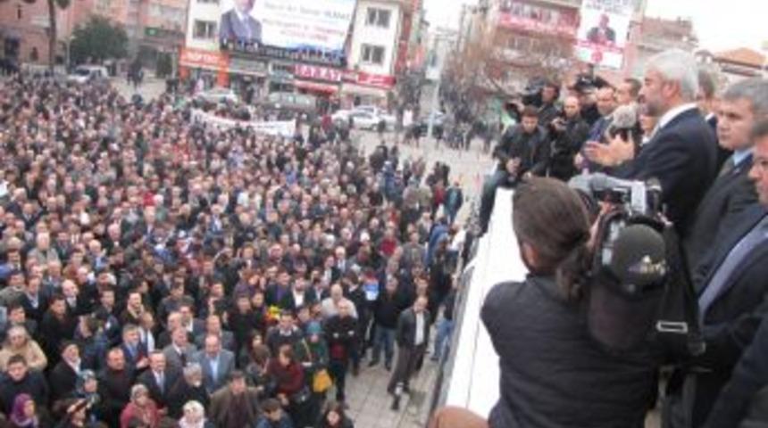 Ordu B&uuml;y&uuml;kşehir Belediye Başkan Adayı Yılmaz &Uuml;nye&rsquo;de Coşkuyla Karşılandı