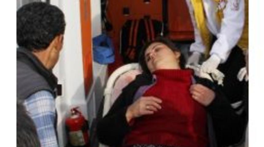 Bisiklet İle Nehirden Ge&ccedil;mek İsteyen &Ccedil;ift Boğulma Tehlikesi Ge&ccedil;irdi