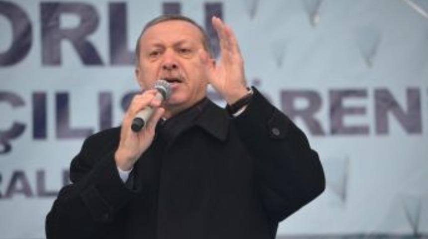 Başbakan Erdoğan &Ccedil;orlu'da Halka Hitap Etti