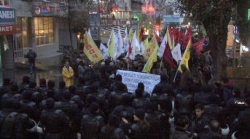 Başkent'te, Hakkari'deki Polis Müdahalesi Protesto Edildi