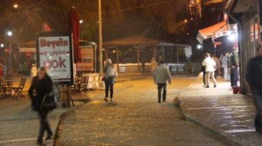 Edirne&rsquo;de Kar Yağışı