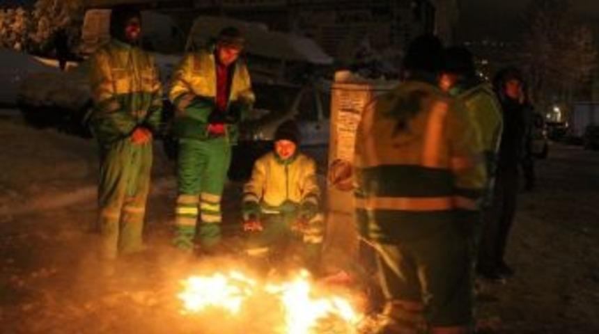 Başkent&rsquo;te Kar Sevinci