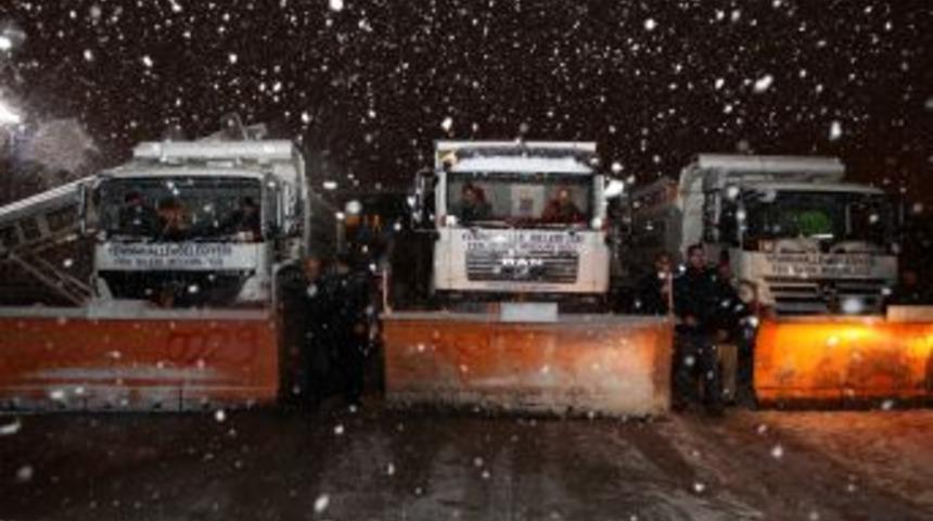 Yenimahalle Kar Timi G&ouml;rev Başında