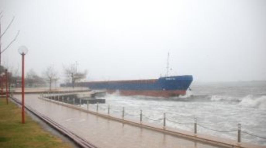 Ereğli A&ccedil;ıklarında Tanzanya Bandıralı Kuru Y&uuml;k Gemisi Karaya Oturdu